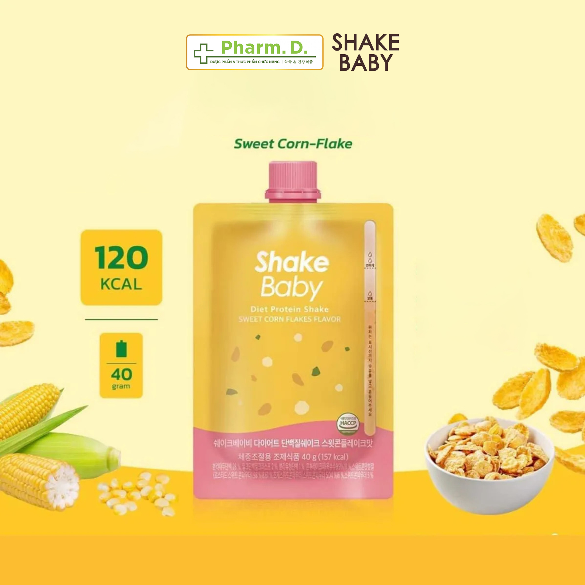 [CHÍNH HÃNG] Bột Ngũ Cốc Ăn Kiêng Giúp Hỗ Trợ Kiểm Soát Cân Nặng, Cải Thiện Vóc Dáng Diet Formular Protein Shake Baby (35g) từ Hàn Quốc