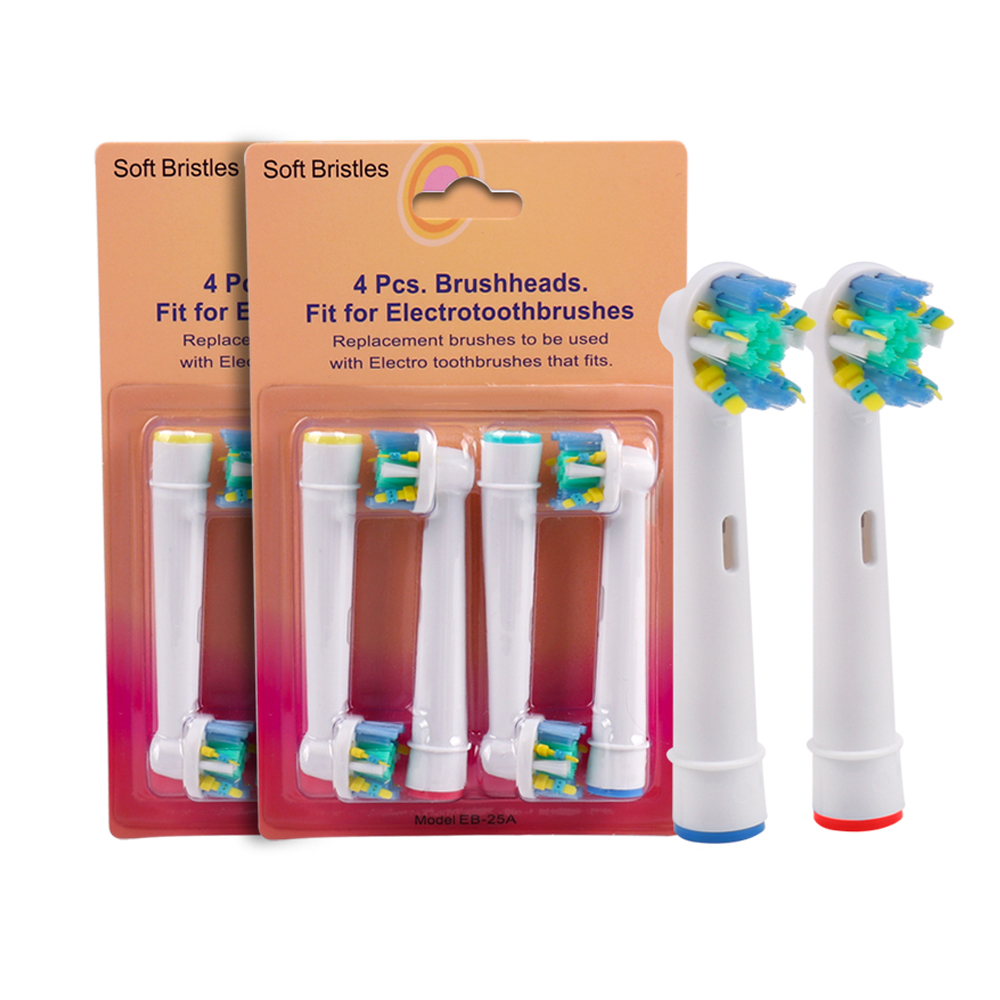 Bộ 4 đầu bàn chải đánh răng điện Đánh tan mảng bám thay thế cho máy Oral B - Xuất xứ Đức 7