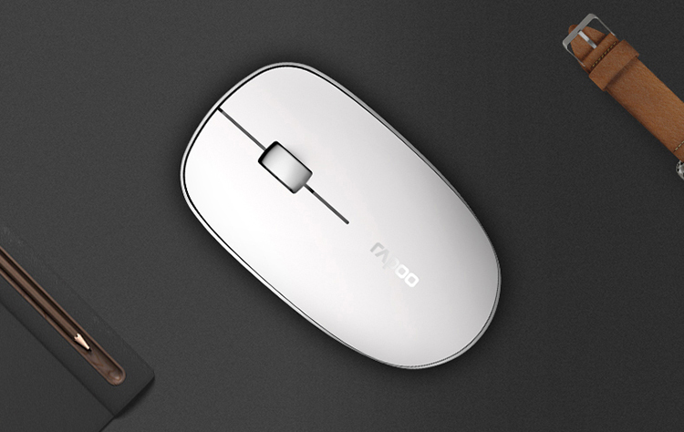 Rapoo 8100M multi-mode wireless mouse and keyboard set Bluetooth mouse and keyboard set Bluetooth 3.0 / Bluetooth 4.0 / wireless 2.4G Bluetooth keyboard black