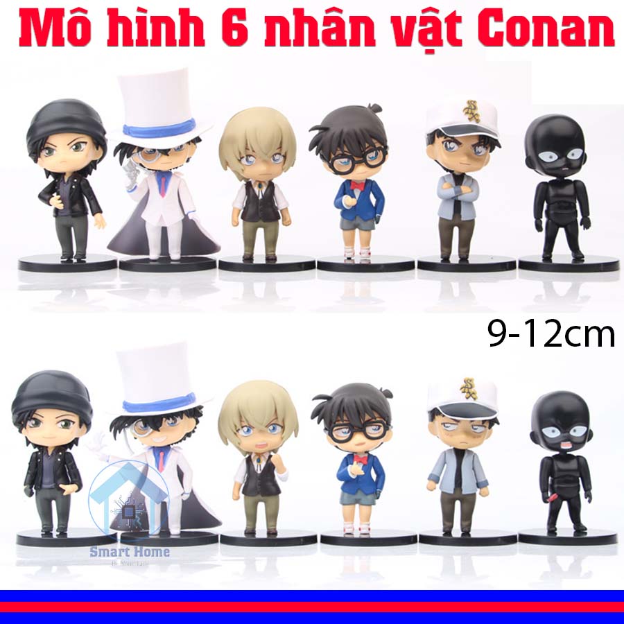 Bộ Mô Hình 6 Nhân Vật Conan - (Figure) Kaito Kid - Magic Kaito - Siêu Đạo  Chích Kid,... Tạo Dáng Cực Ngầu , Đồ Chơi Trang Trí Conann Cao 9 Đến 12Cm |  Tiki