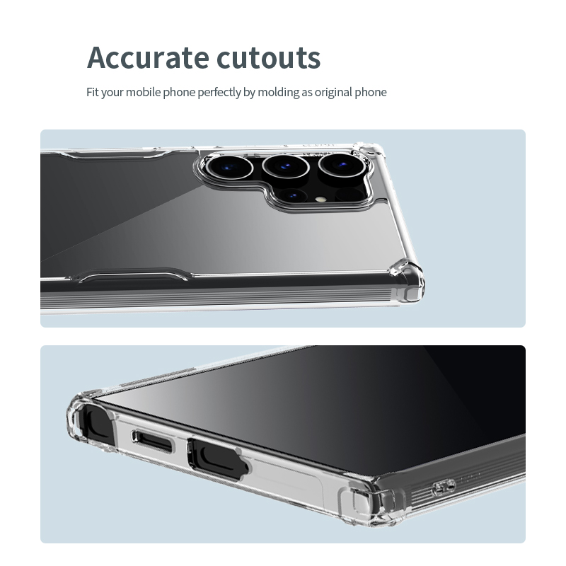 Ốp Lưng Nillkin Nature TPU Pro Case cho Samsung Galaxy S24 Ultra - Hàng Chính Hãng