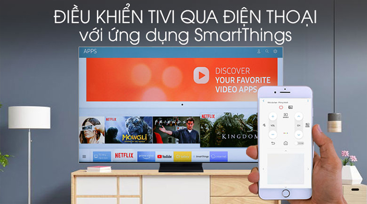 Smart Tivi QLED Samsung 8K 65 inch QA65Q950TS - Hàng chính hãng