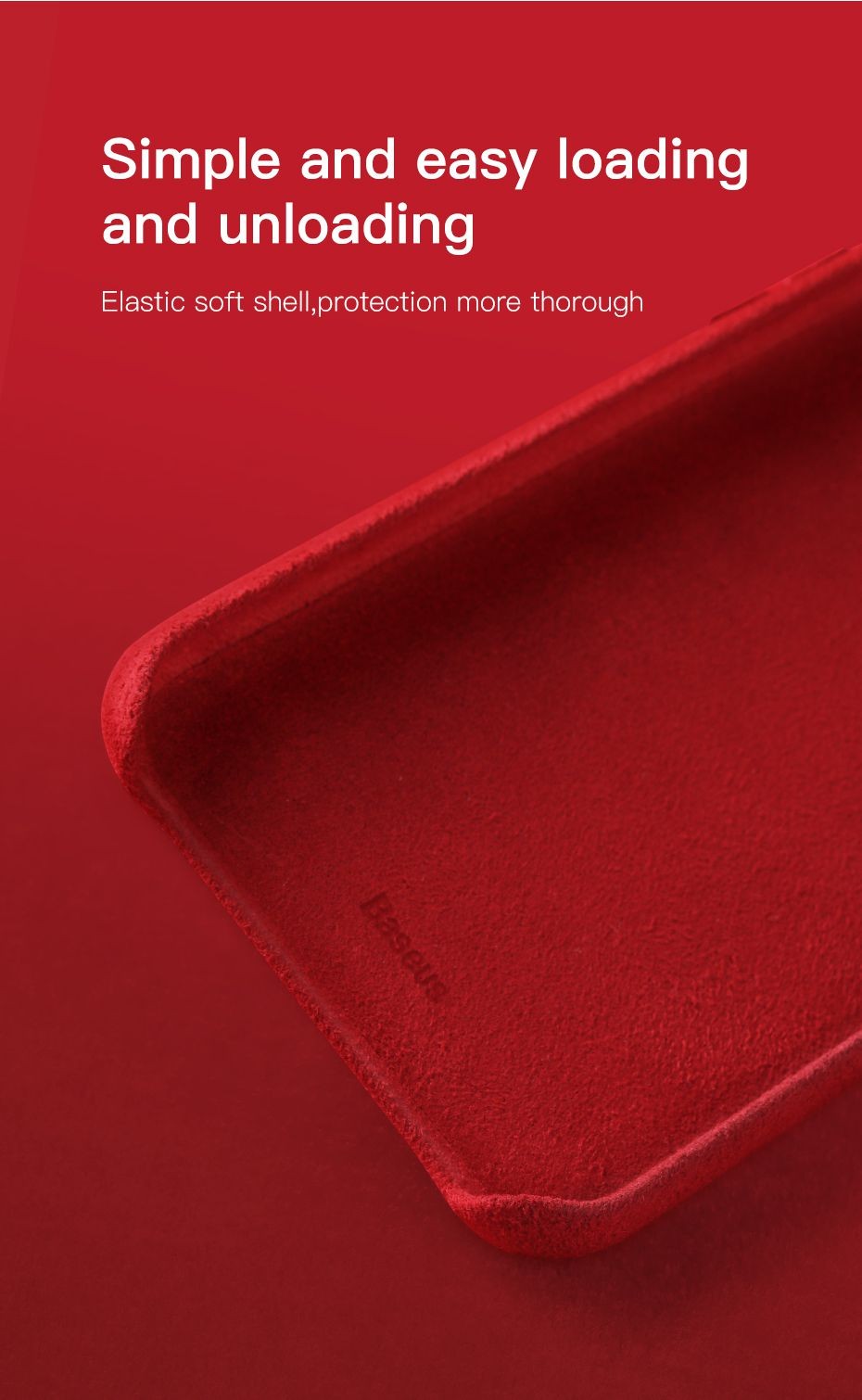 Ốp lưng bọc vải siêu mịn, chống trầy xước Baseus Original Super Fiber Case cho iPhone XS Max (New Model) - Hàng chính hãng