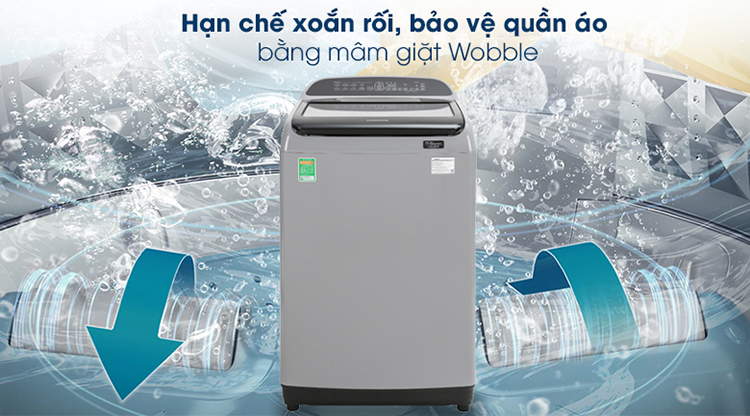 Máy Giặt Samsung Inverter 9 kg WA90T5260BY/SV - Chỉ giao HCM