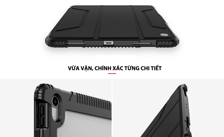 Bao da iPad Pro 11 2018 Nillkin with Pencil Holder - Hàng Nhập Khẩu