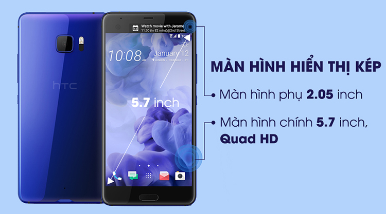 Điện Thoại HTC U Ultra Sapphire - Hàng Chính Hãng
