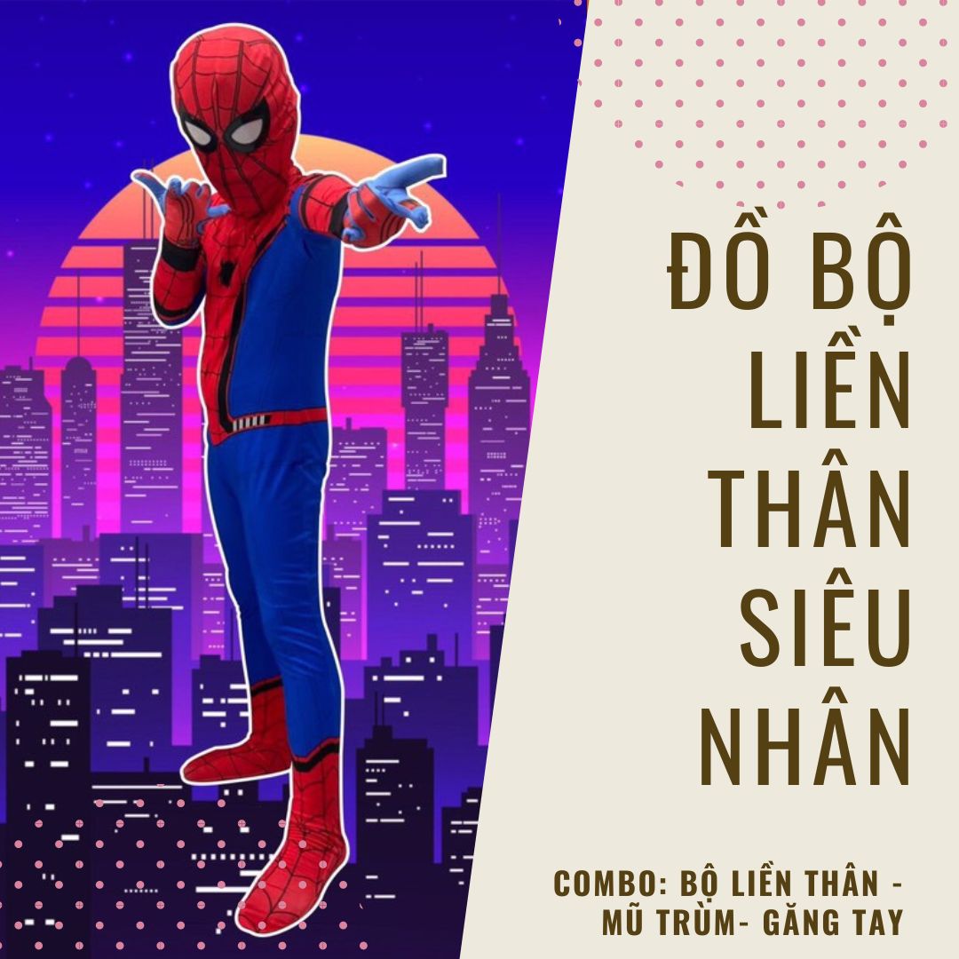 ĐỒ BỘ BÉ TRAI TAY DÀI HÌNH SIÊU NHÂN NHỆN SPIDERMAN CAPTAIN TỪ 12-42KG