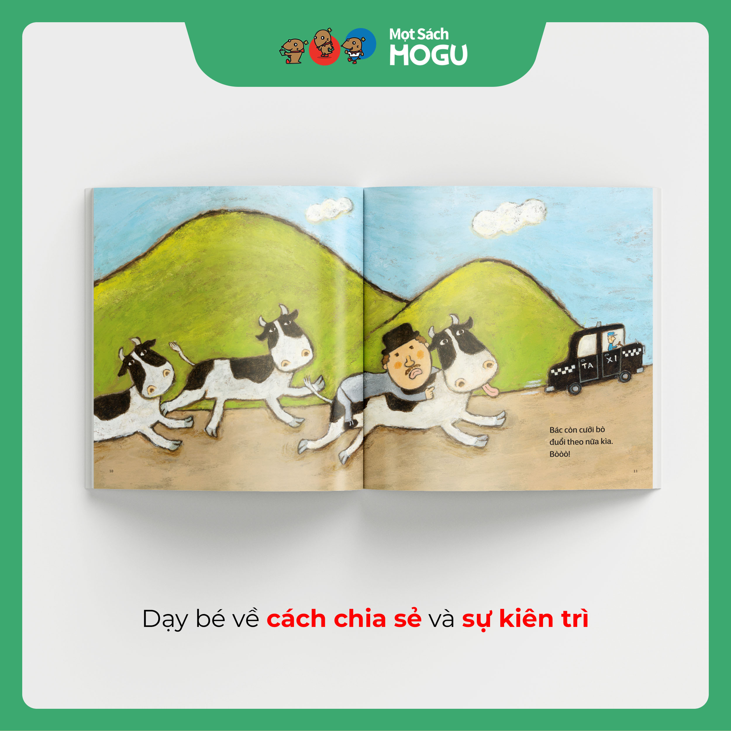 Truyện Ehon bé 3-4-5 tuổi - Đợi với, Taxi ơi!