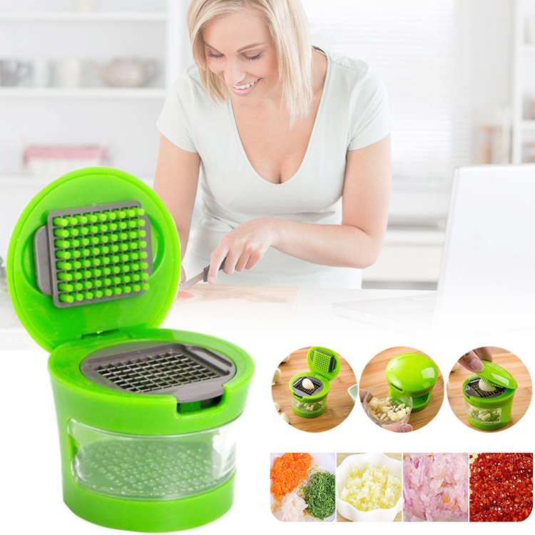 Garlic Press Chopper Slicer Cutter Tools Hand Presser Grinder Crusher Practical