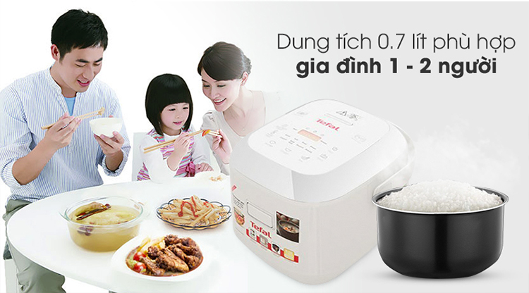 Nồi Cơm Điện Cao Tần Tefal RK604165 (0.7 lít)