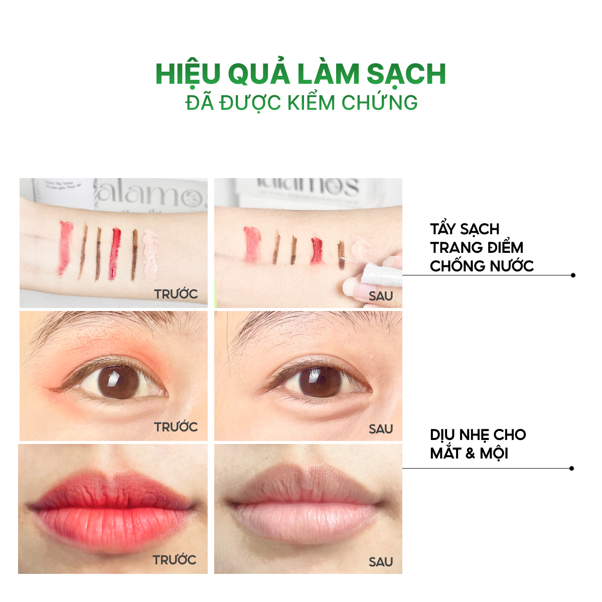 Nước tẩy trang Lalamos Đài Kim Ngân Hoa Sạch sâu mini size 50ml: Làm sạch sâu, loại bỏ hoàn toàn lớp makeup cứng đầu. Công thức dịu nhẹ, không gây kích ứng, phù hợp với mọi loại da. #lalamos #kimnganhoa #nuoctaytrang