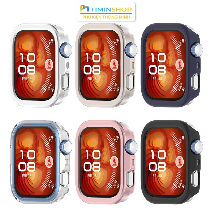 Ốp bảo vệ cho Huawei Watch Fit 4/ Fit 4 Pro - Chất PC + Kính cường lực (FIT4)