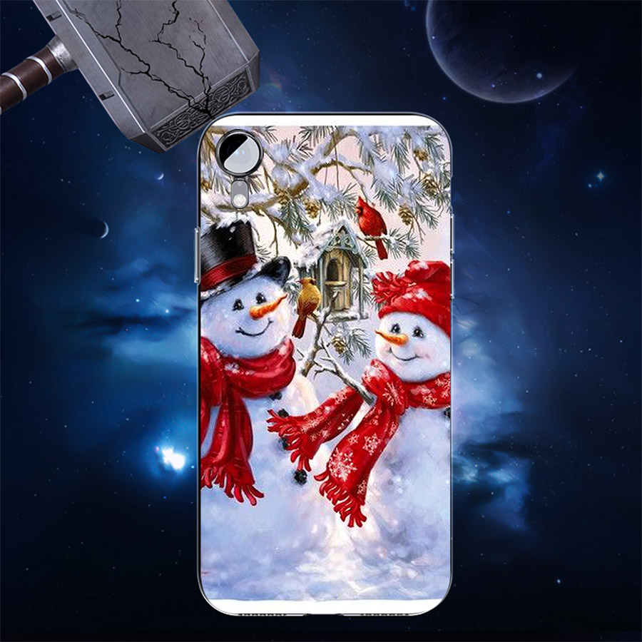Ốp lưng cứng viền dẻo dành cho điện thoại iPhone XR - GIÁNG SINH ĐẾN RỒI MS GSDRMR015