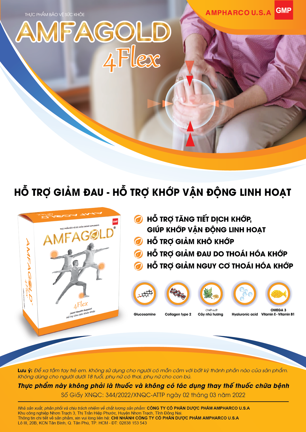 Thực phẩm bảo vệ sức khỏe AMFAGOLD 4FLEX