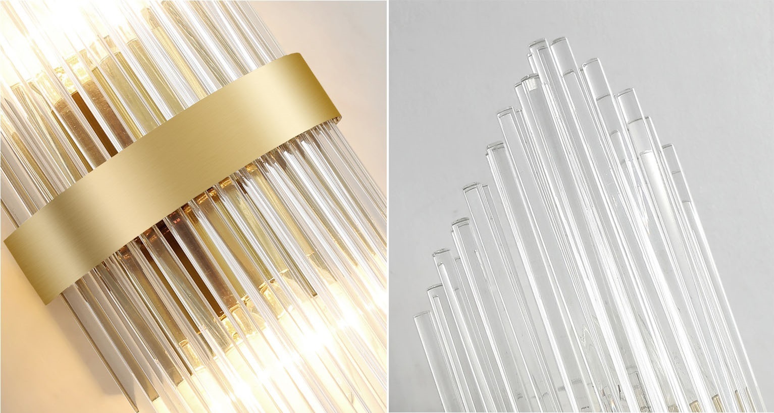 Đèn tường ZUDAN pha lê kiểu dáng độc đáo, trang trí nội thất sang trọng.