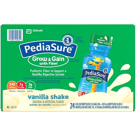 sữa tăng cân cho bé pediasure grow and gain with fiber mỹ 1