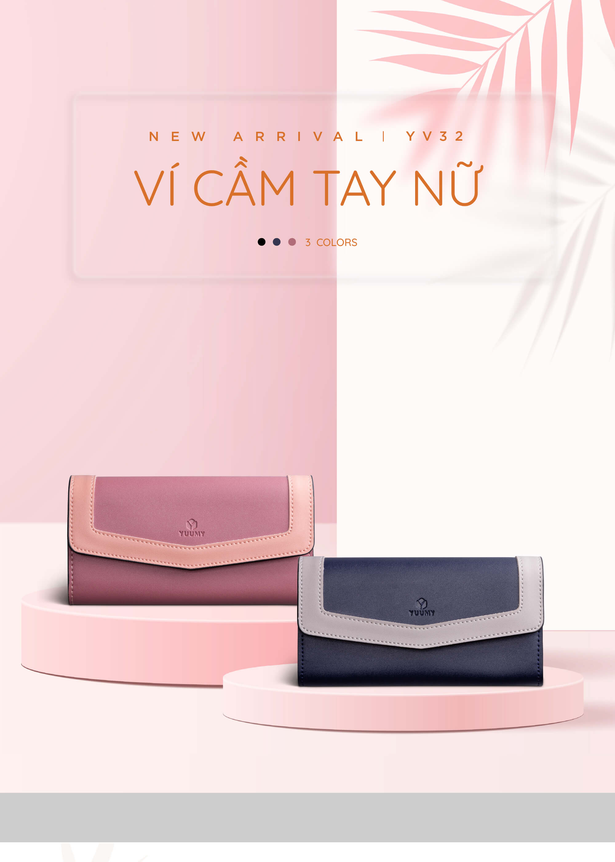 Ví cầm tay nữ Yuumy YV32