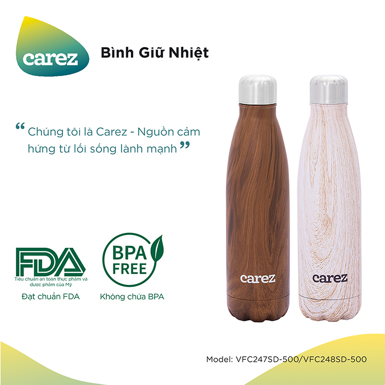 Bình Giữ Nhiệt CAREZ Nature's Collection (500ml)