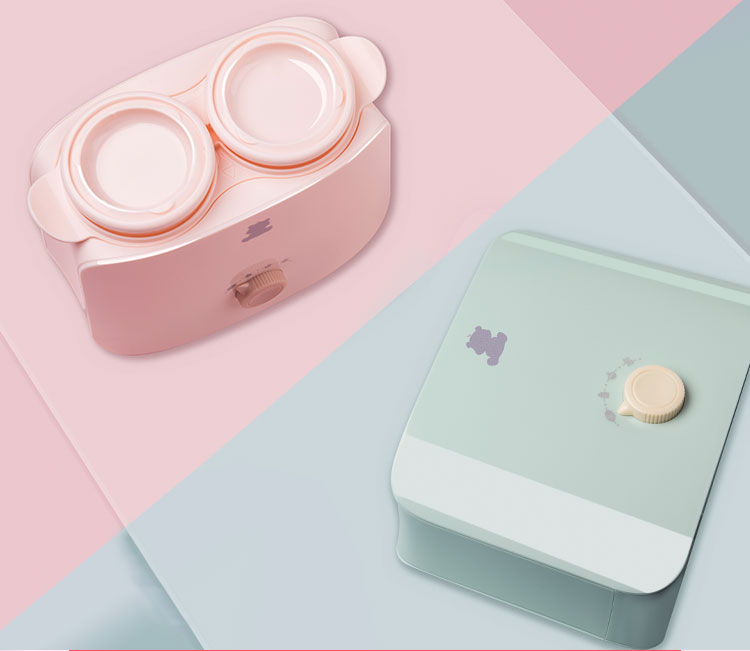 Máy Hâm Bình Sữa Đôi Little White Bear HL-0861 - Hồng