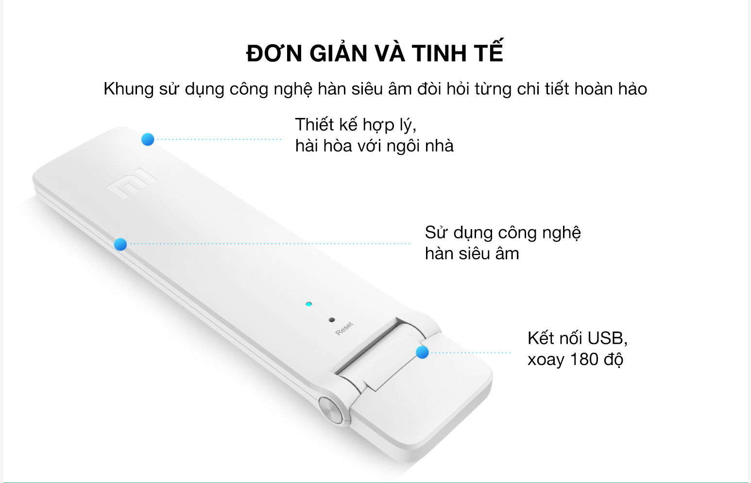 Bộ Kích Sóng Wifi Repeater Wifi Xiaomi (Gen 2) - Hàng Chính Hãng
