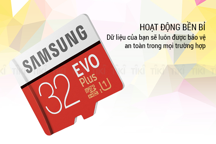 Thẻ Nhớ Micro SD Samsung Evo Plus 32GB Class 10 - 95MB/s (Kèm Adapter) - Hàng Nhập Khẩu