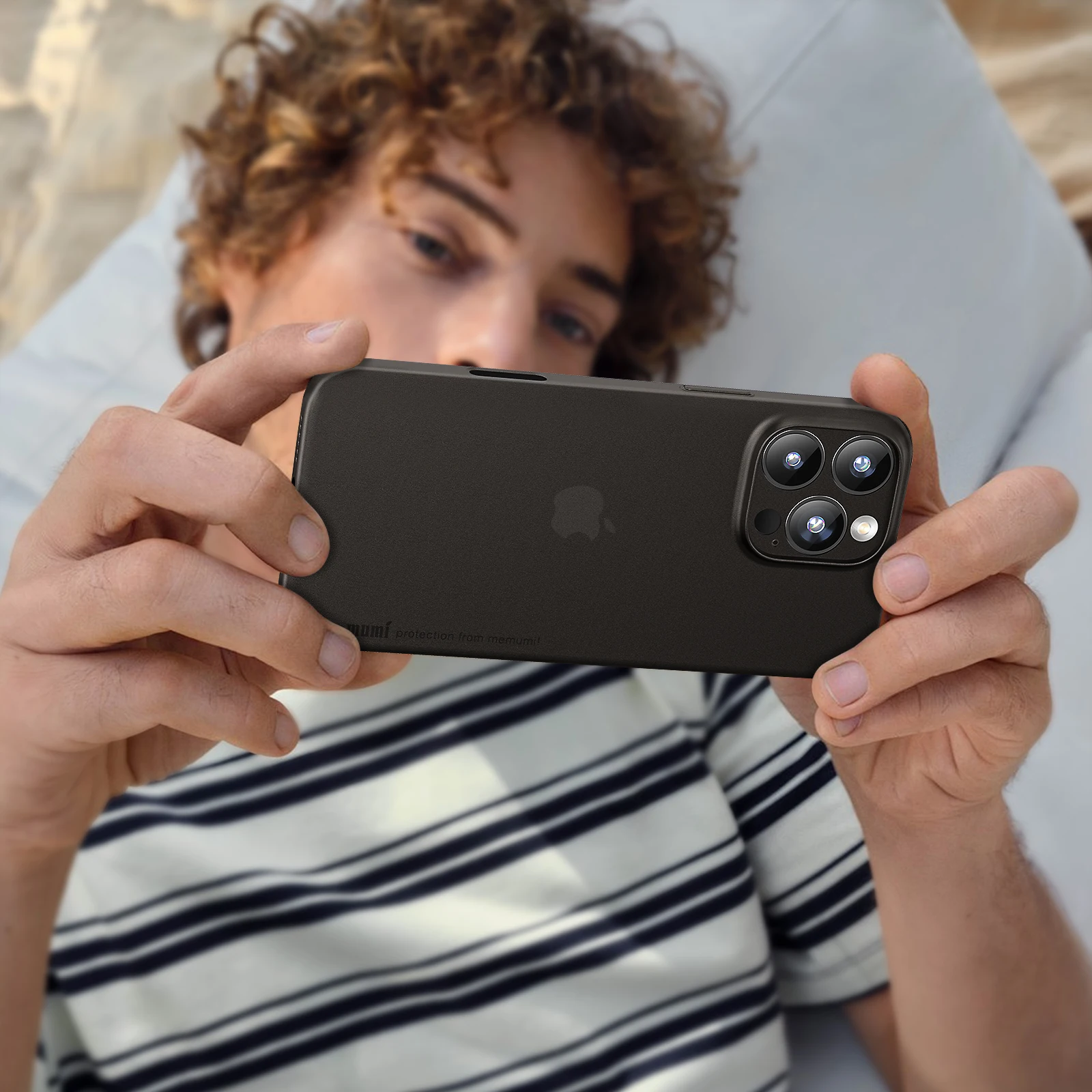 Ốp lưng dành cho iPhone 16 Pro Max, iPhone 16 Pro, iPhone 16 Plus, iPhone 16 hiệu Memumi siêu mỏng 0.3mm, thiết kế tối giản, chống vân, chống sốc, bảo vệ camera cao cấp - Hàng chính hãng.