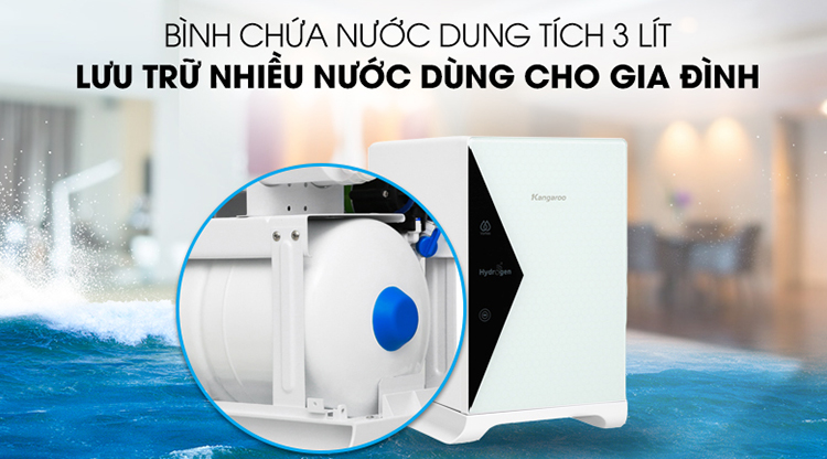 Máy lọc nước Kangaroo Hydrogen Undersink KG100HU - Hàng chính hãng