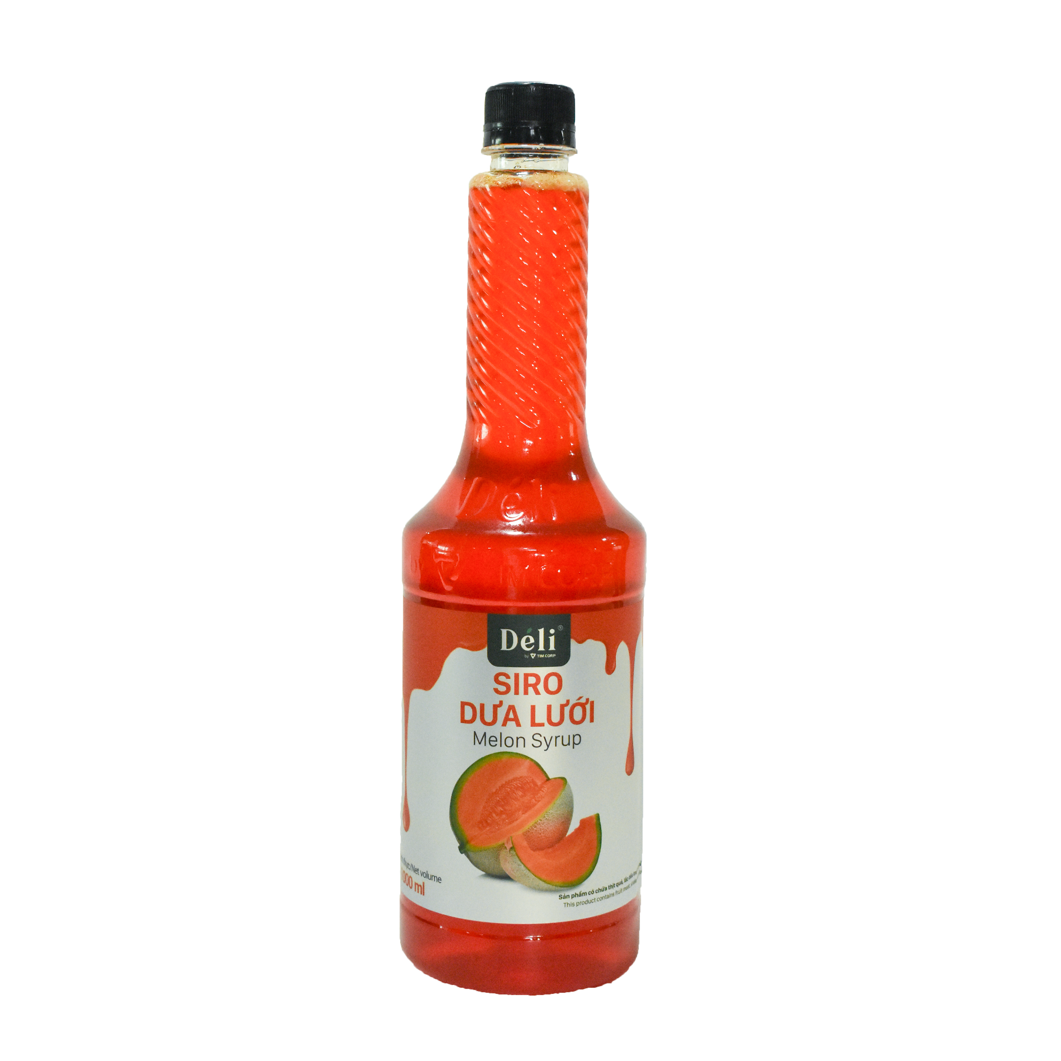 Siro dưa lưới Déli - 1 lít - đậm đặc, chuyên dùng pha chế trà trái cây, soda