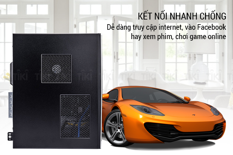 PC Dell Inspiron 3670MT MTI31410-4G-1T Core i3-8100 / Free Dos (Black) - Hàng Chính Hãng