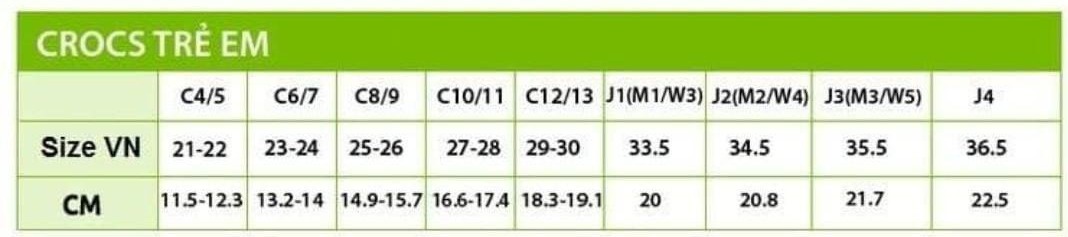 Giày thời trang trẻ em Clog CROCS 204992-4GX