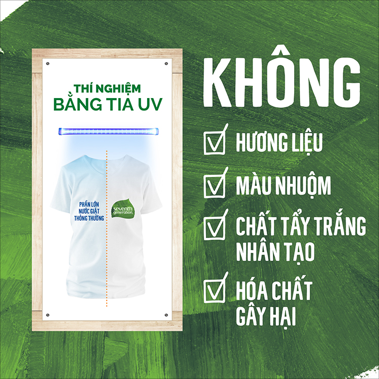 Combo Nước Giặt + Nước Rửa Chén Gốc Thực Vật Seventh Generation Fresh Lavender Hương Cam - 2L + 750mL