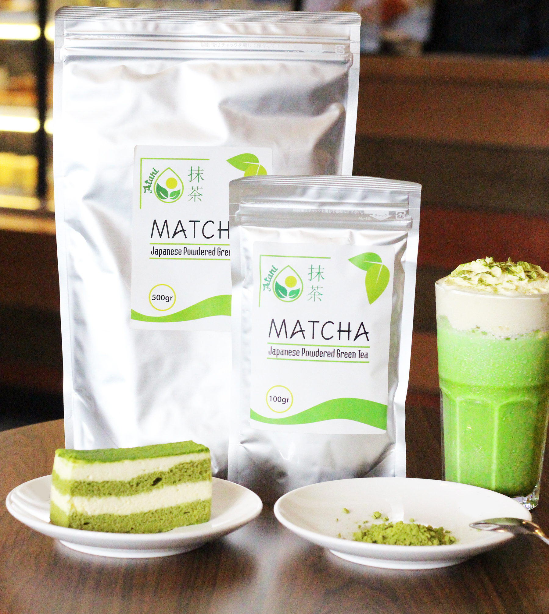 Bột Trà Xanh Nhật Bản Matcha Atani - 100% bột Matcha tự nhiên - Gói 500g Hàng nhập khẩu trực tiếp từ Nhật Bản 3