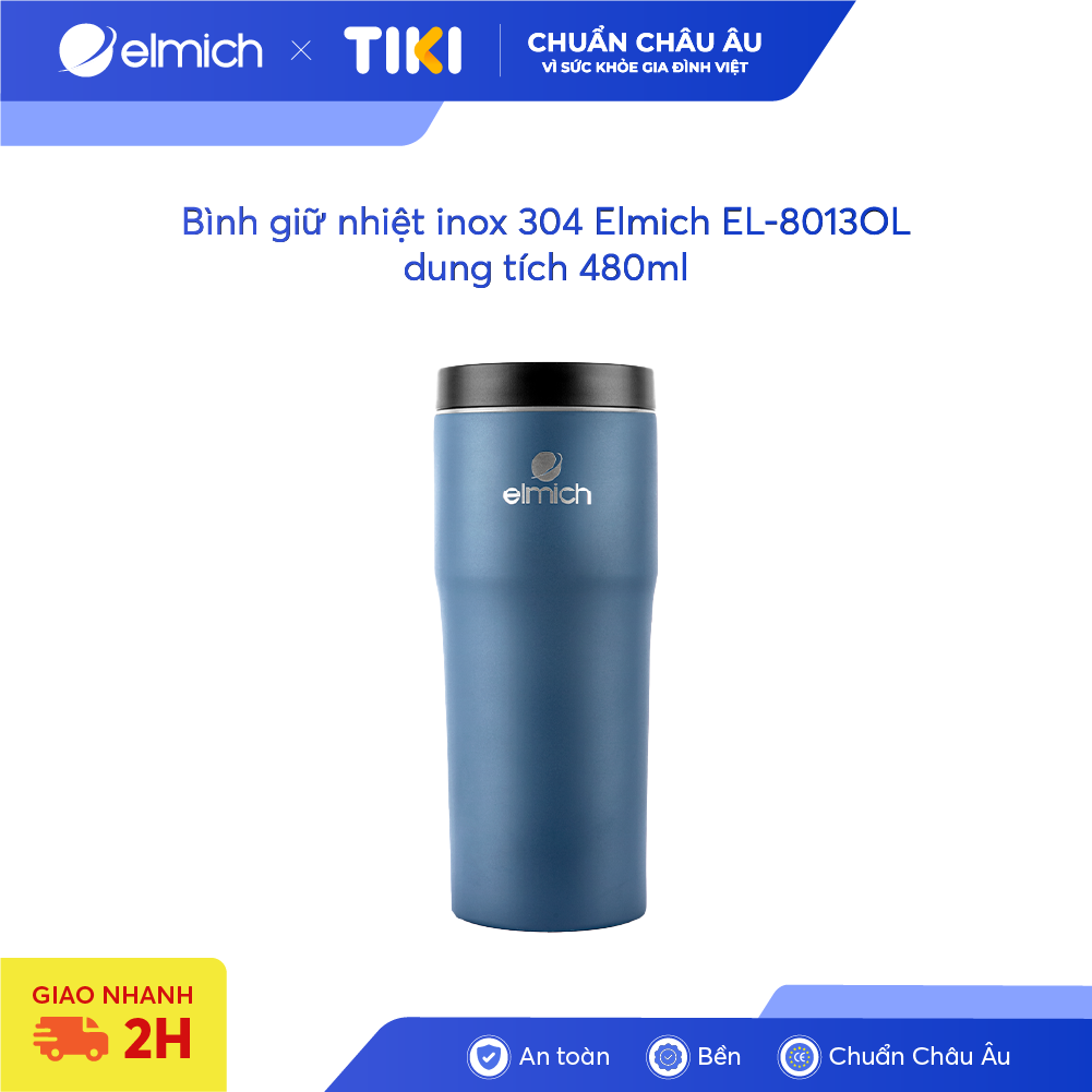 Bình giữ nhiệt inox 304 Elmich EL-8013OL dung tích 480ml