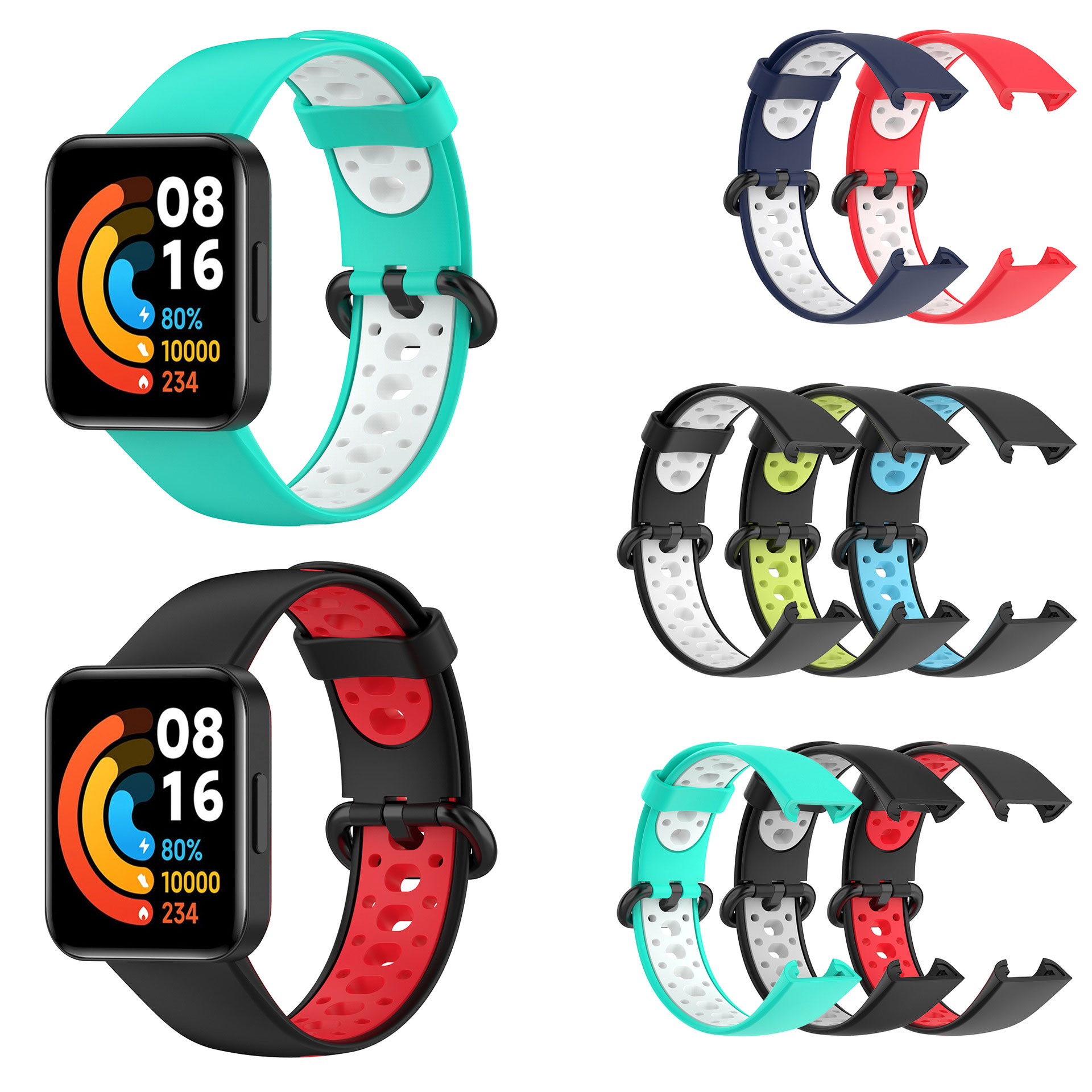 Dây đeo cho Redmi Watch 2 Lite thể thao 2 màu (DMILI2)
