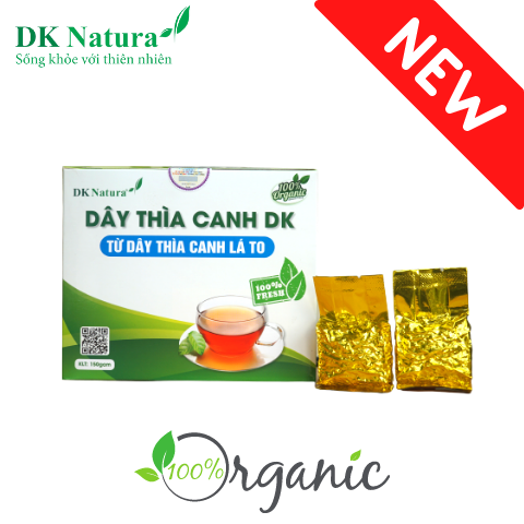 combo 7 trà dây thìa canh dk hộp 150g - từ dây thìa canh lá to 1