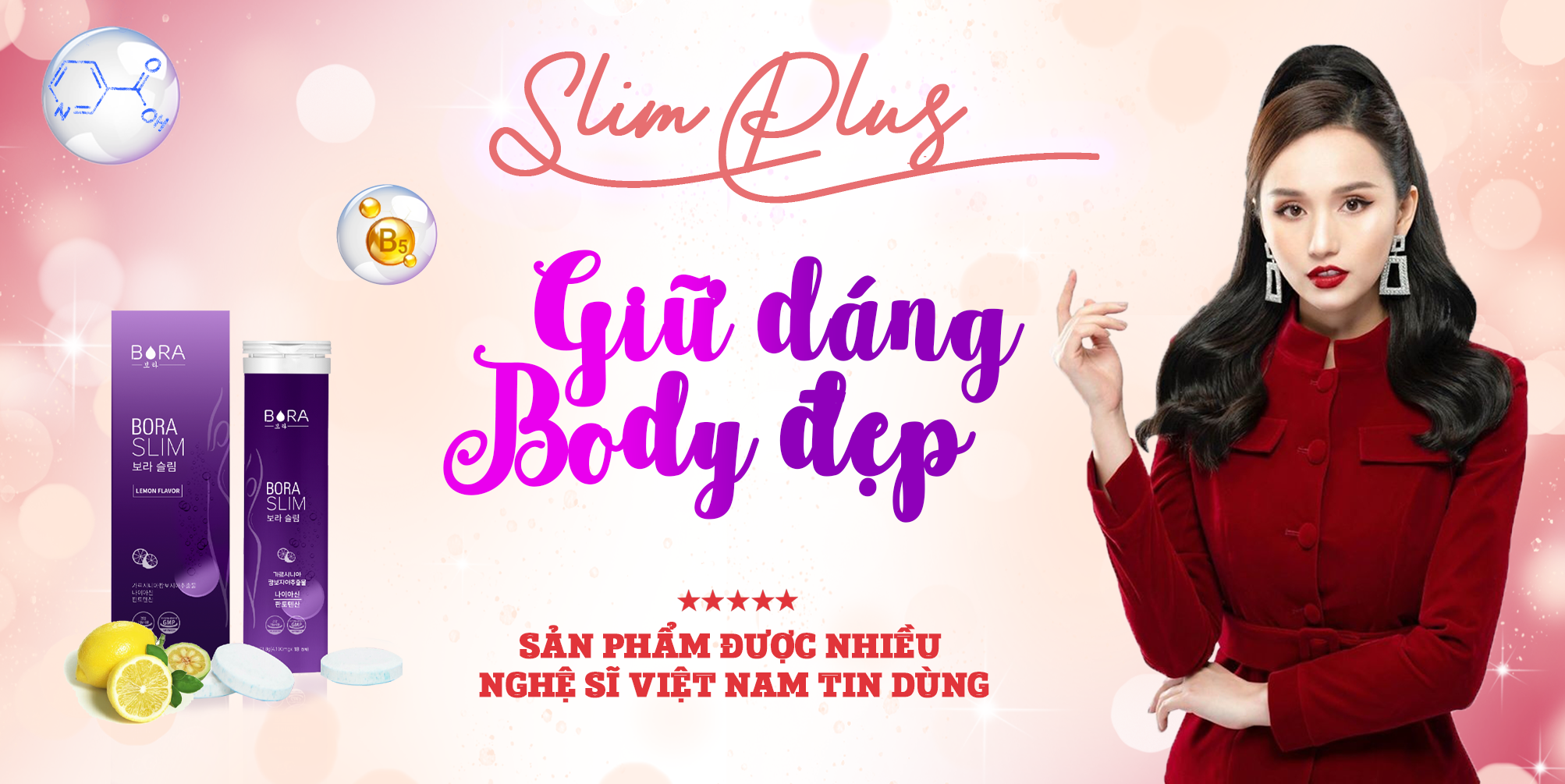 viên sủi hỗ trợ giảm cân bản cao cấp hàn quốc bora slim plus 18 viên 1