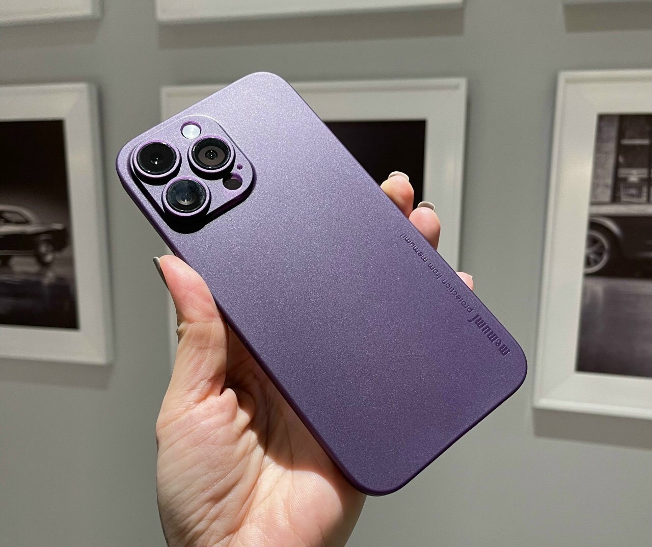 Ốp lưng Memumi siêu mỏng 0.3mm cao cấp dành cho iPhone 14 Pro, 14 Pro Max ( hàng chính hãng)