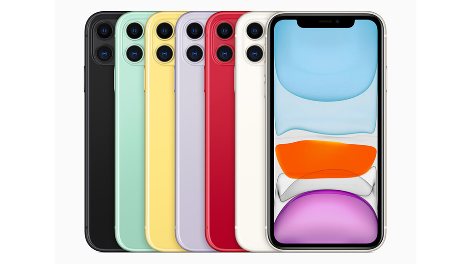 Iphone 11 với 6 màu sắc khác nhau