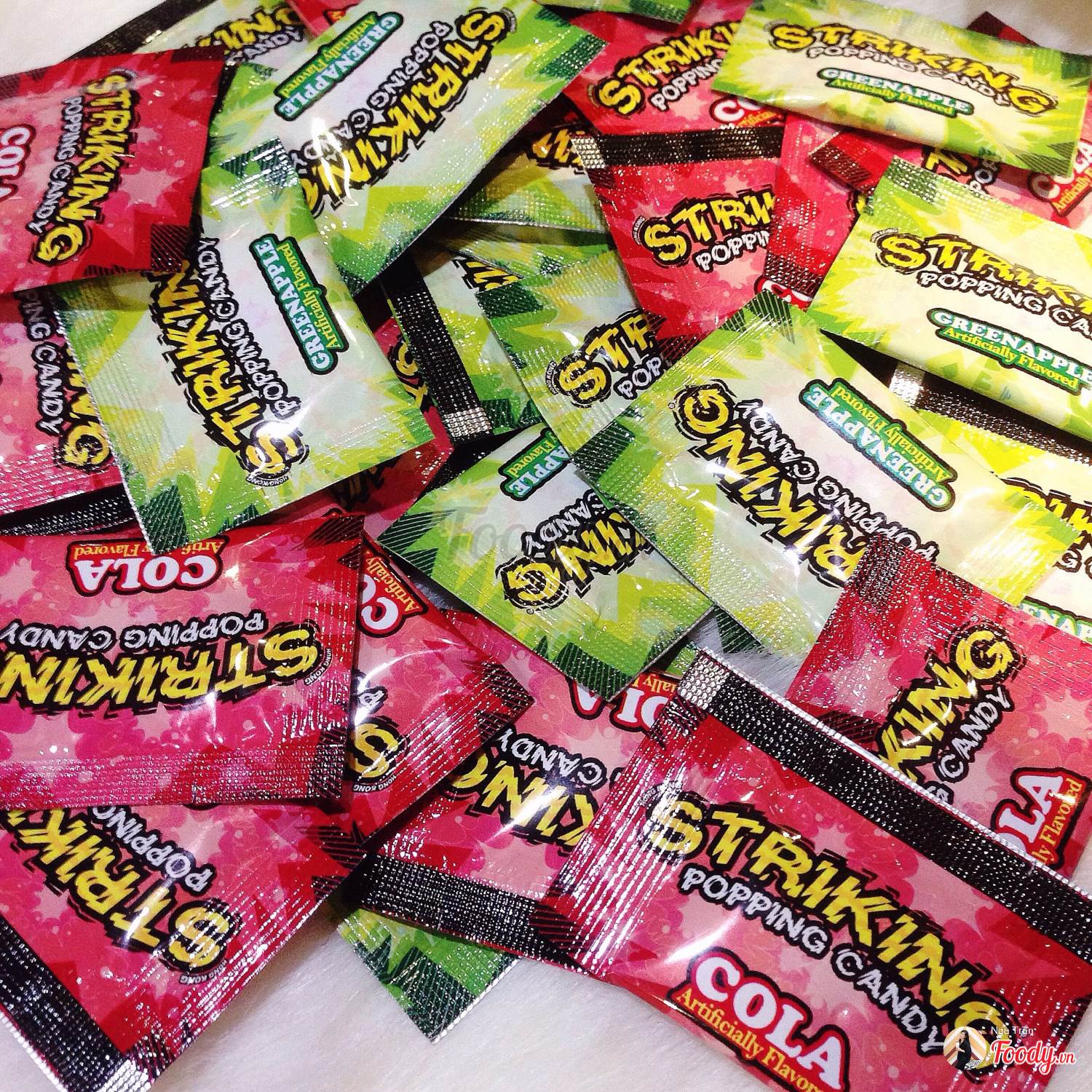 Kẹo Nổ Striking Nhiều Vị Combo 4 Gói 30g (30g x 4 Gói)