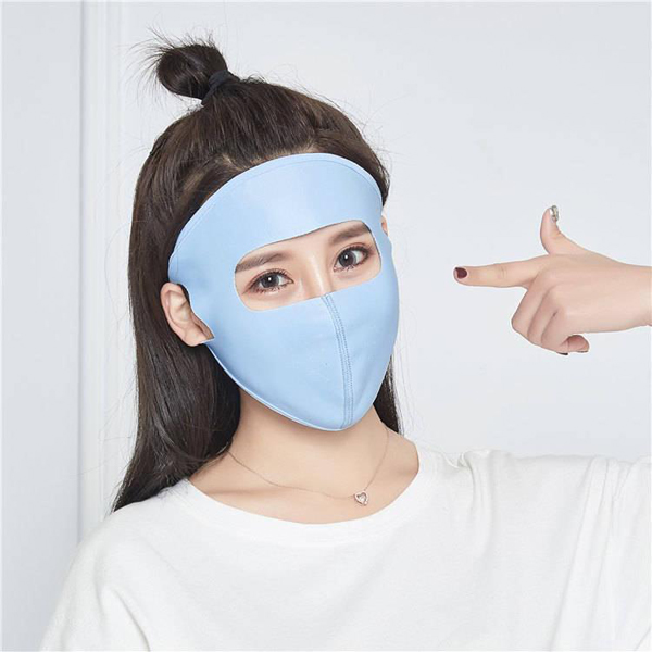 Bộ 2 Khẩu Trang Ninja Chống Nắng (Màu Xanh Biển)