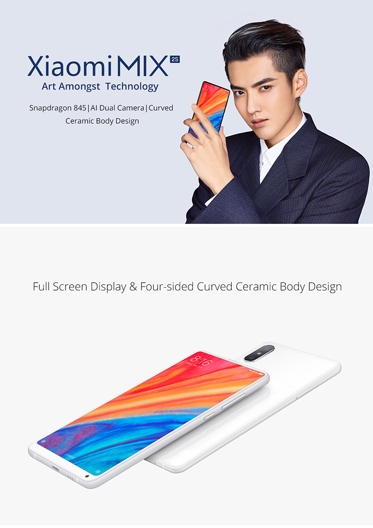 Điện Thoại Xiaomi Mi Mix 2s 128GB/6GB - Hàng Chính Hãng