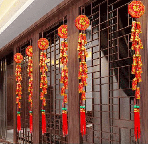 Hình ảnh pháo dây pháo tết đón năm mới  PNG