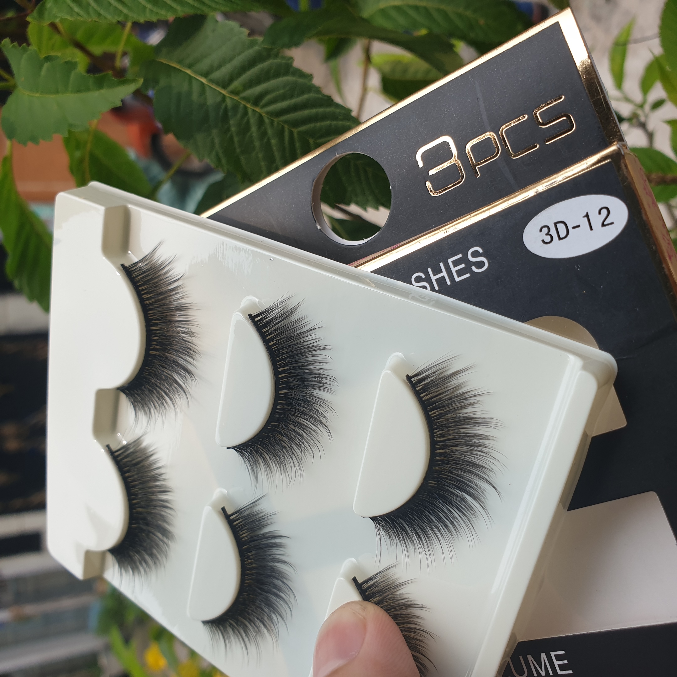 Lông mi giả lông chồn 3 Fashion Eyelashes 3 Faux-Cils 3D 1 bộ 3 cặp