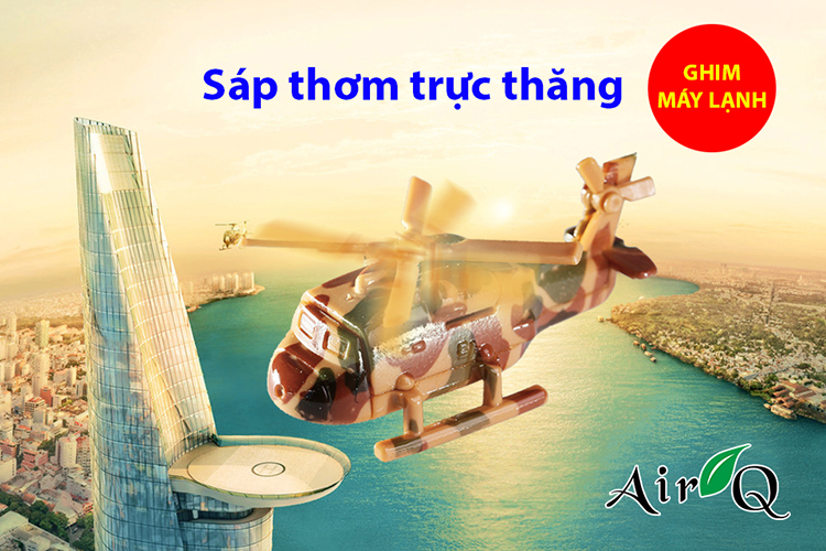 Sáp thơm ô tô trực thăng AIR-Q NO.36DG Marine 5g