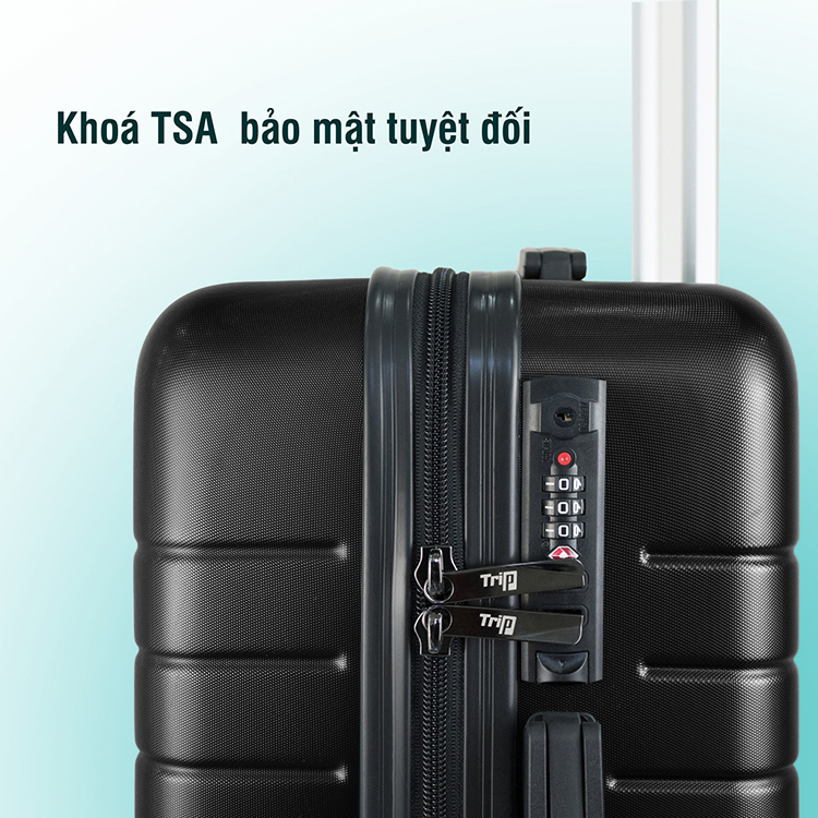 Vali Chống Trộm TRIP PC911 (Size 70) - Đen