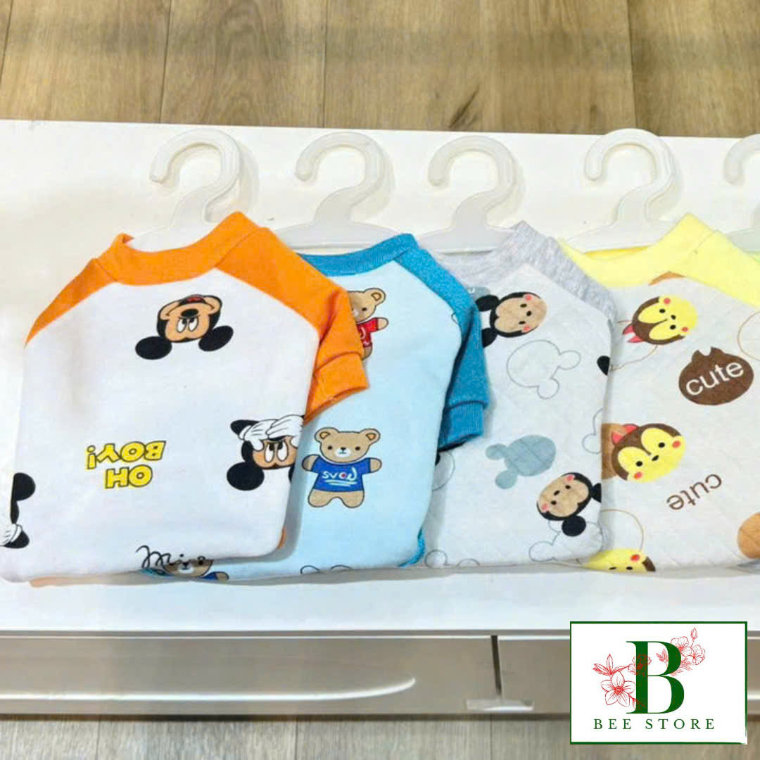 ÁO THUN NỈ PHOM RAGLAN MẶC ẤM CHO THÚ CƯNG CHÓ MÈO