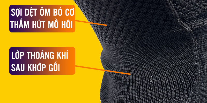 Băng Khớp Gối Glofit VN030 (Protect.Genu), Băng Trợ Lực Và Cố Định Đầu Gối, Hỗ Trợ Khớp Gối Trong Thể Thao Và Chấn Thương Vùng Gối (1 Chiếc)
