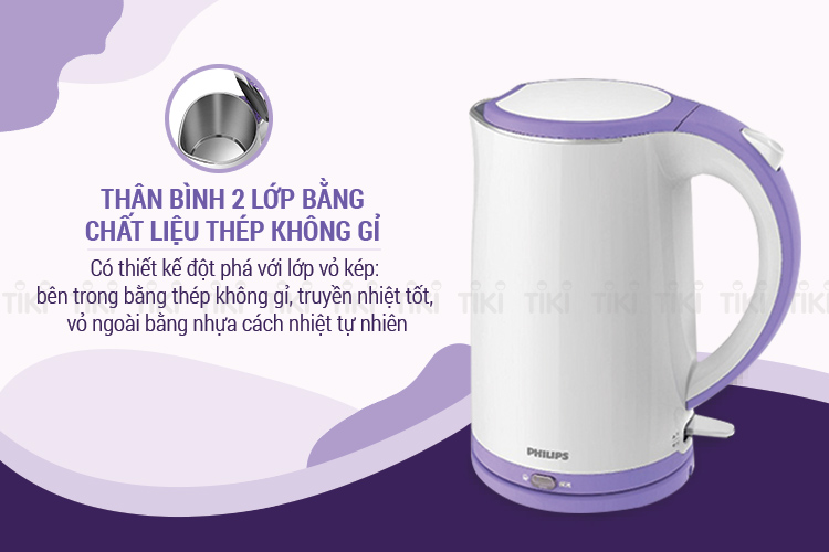 Bình Đun Siêu Tốc Philips HD9312 (1.7L)