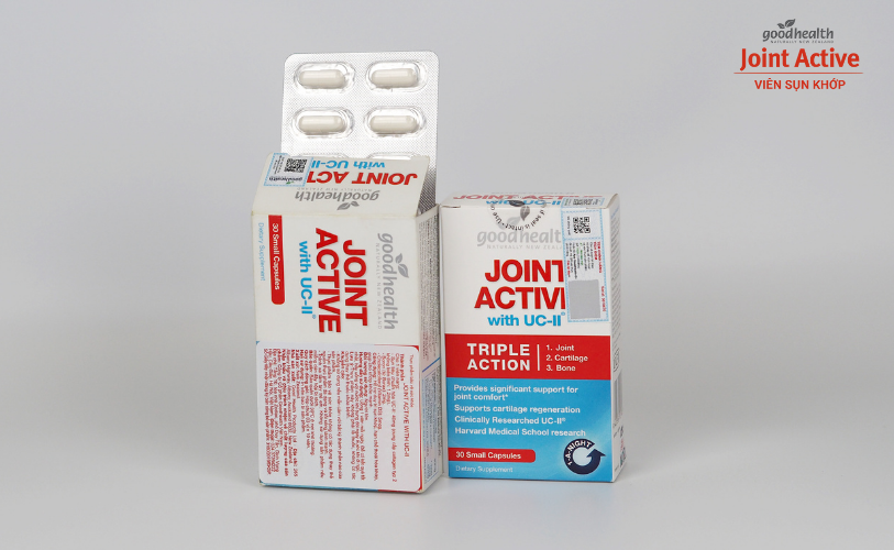 Viên Sụn Khớp Goodhealth Joint Active - Với UC2 Tái Tạo Và Duy Trì Sụn Khớp - Giúp Khớp Khỏe Dễ Dáng Vận Động – 100% Chính Hãng Từ New Zealan