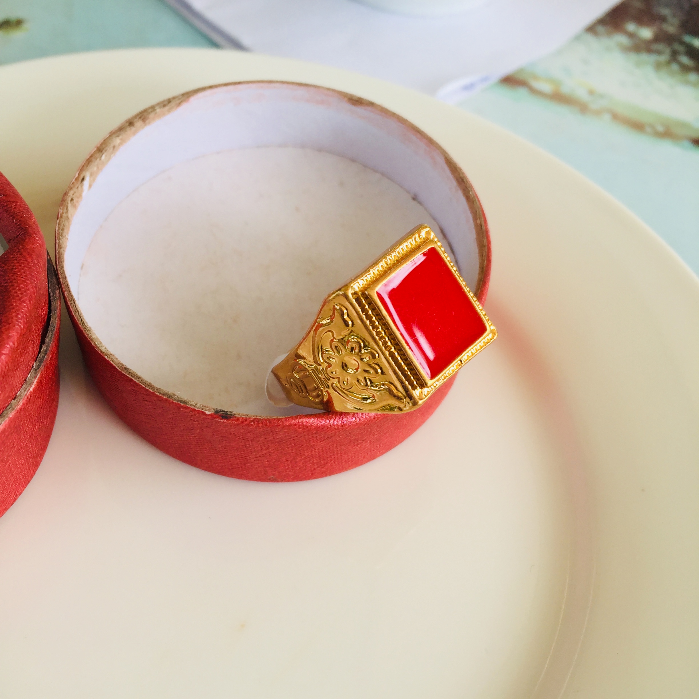 Set Nhẫn Nam Phong Thủy, Đính đá Cẩm Thạch, Điêu khắc tinh xảo, Mang Lại May Mắn, Tài Lộc, Thiết kế Free size, Phù Hợp Nam từ 55 - 80kg